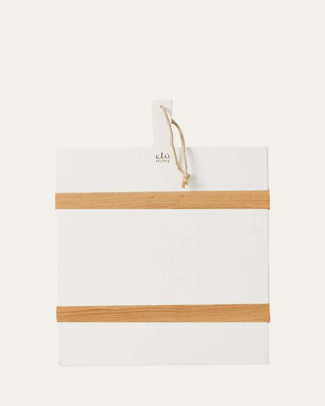 White Rectangle Mod Medium Charcuterie Board, 16"